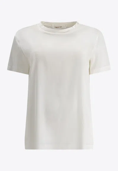 Fit Crewneck Short-sleeved T-shirt In White