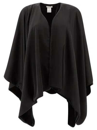 Fit F.it Drape Coat In Black
