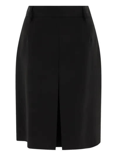 FIT FLARED MIDI SKIRT