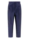 Fit F.it Pleated Trousers In Blue