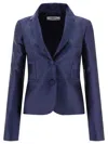 Fit F.it Satin Single Breasted Blazer