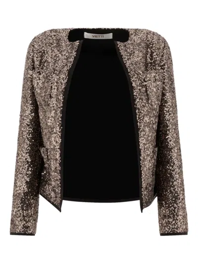 FIT SEQUIN-EMBELLISHED JACKET