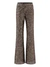 Fit F.it Paillettes Pants In Brown
