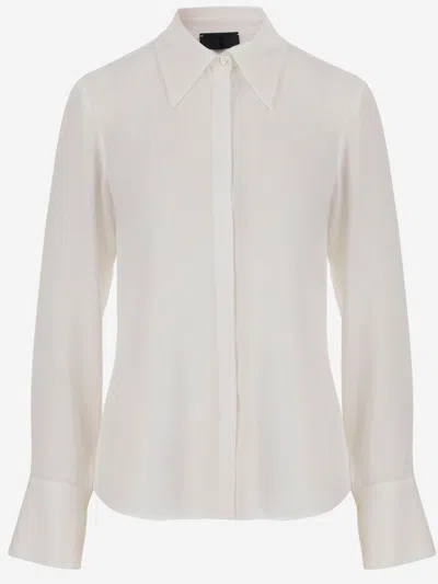 Fit F.it Silk Blend Shirt In White