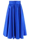 Fit Skirt With Bandeau At The Waist Skirts Blue