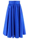Fit Skirt With Bandeau At The Waist Skirts Blue