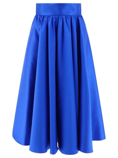 Fit F.it Skirt With Bandeau At The Waist In Blue