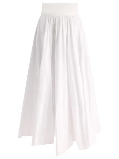 Fit F.it Skirt With Bandeau At The Waist In White
