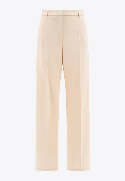 Fit Straight-leg Tailored Pants In Neutral