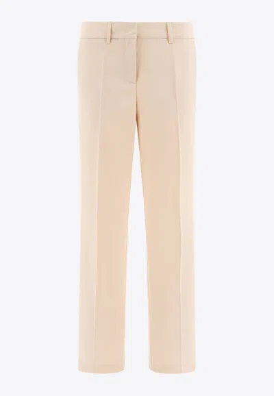 FIT STRAIGHT-LEG TAILORED PANTS