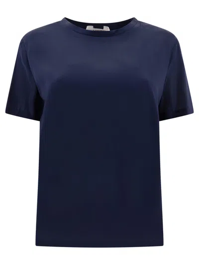 Fit F.it Silk T-shirt In Blue
