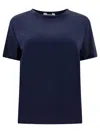 Fit F.it Silk T-shirt In Blue