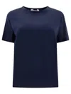 Fit F.it Silk T-shirt In Blue