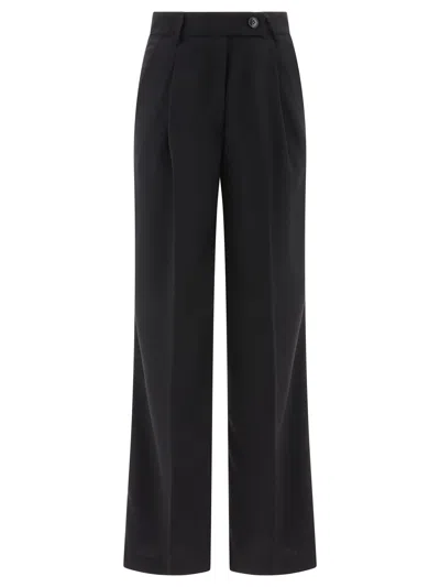 Fit F.it Tailored Trousers With Pressed Crease In Black