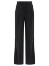 Fit F.it Tailored Trousers With Pressed Crease In Black