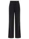 Fit F.it Tailored Trousers With Pressed Crease In Black