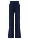 Fit F.it Tailored Trousers With Pressed Crease In Blue