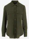 Fit F.it Technical Polyester Shirt In Green