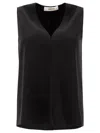 Fit V-neck Sleeveless Top