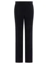 Fit Trousers Blue In Black