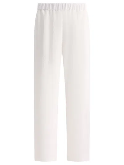 Fit F.it Wide Leg Trousers In White