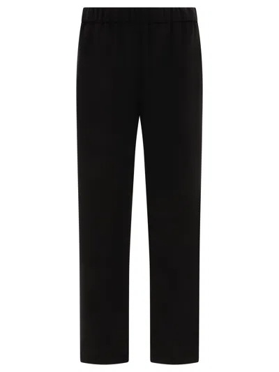 Fit Wide Trousers Black