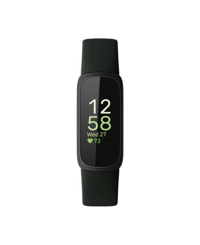 Fitbit Inspire 3 Midnight Zen Wellness Tracker Watch, 19.5mm In Black