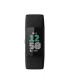 Fitbit Unisex Charge 6 Silicone Fitness Tracker Watch 36mm In Black