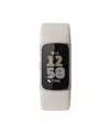 Fitbit Unisex Charge 6 Silicone Fitness Tracker Watch 36mm In White