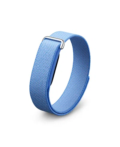 Fitbit Unisex Screenless Fitness And Health Tracking Lavender Polyurethane Watch In Blue