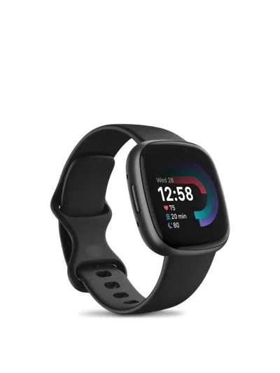 Fitbit Versa 4 Smart Watch In Black/graphite