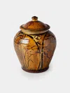 Fitch & Mcandrew Dandelion Slipware Medium Lidded Jar