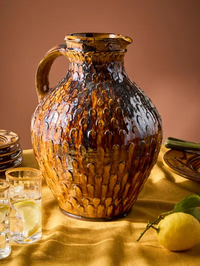 Fitch & Mcandrew Pellet Slipware Jug