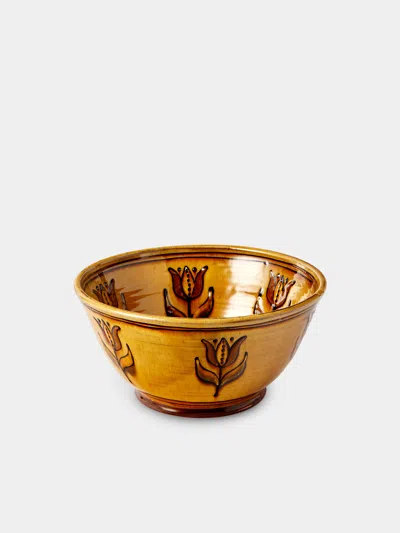 Fitch & Mcandrew Tulips Slipware Bowl
