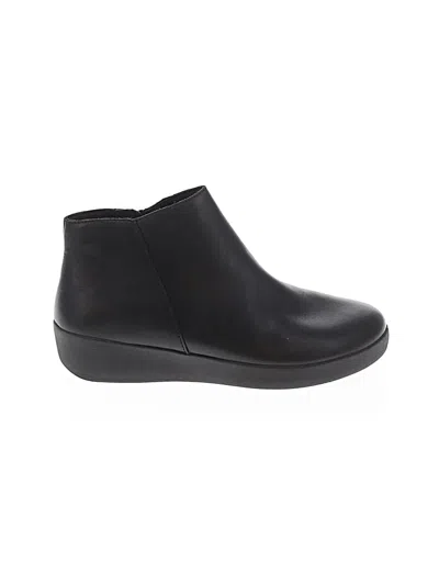 Pre-owned Fitflop Ankle Boots In Black