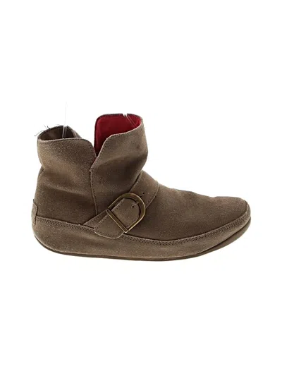 Pre-owned Fitflop Ankle Boots In Brown