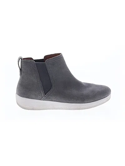 Pre-owned Fitflop Ankle Boots In Gray