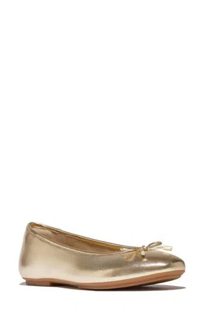 Fitflop Delicato Ballet Flat In Platino