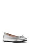 Fitflop Delicato Ballet Flat In Silver