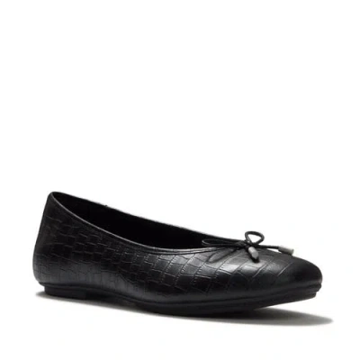 Fitflop Delicato Crocodile Ballerinas Flats In Transparent