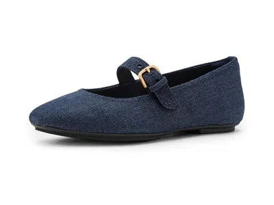 Fitflop Delicato Denim Mary Janes In Blue