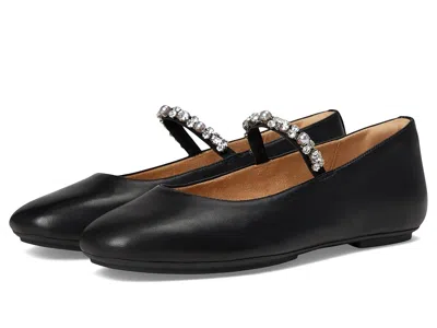 Fitflop Delicato Pearls-and-crystal Soft-leather Ballerinas In Black