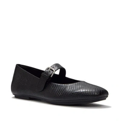 Fitflop Delicato Snake Mary Janes In Black