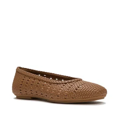 Fitflop Delicato Woven Ballerinas Flats In Brown