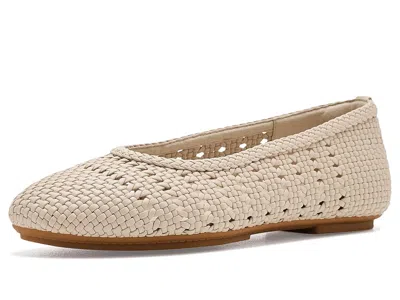 Fitflop Delicato Woven Ballerinas Women's Dress Flat Shoes Hazy Taupe: 6 M (b) In Sand