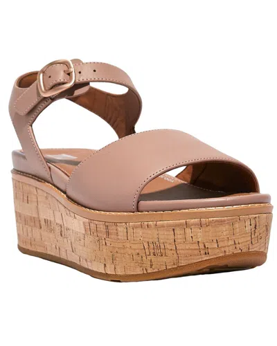 Fitflop Eloise Leather Sandal In Pink