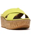Fitflop Eloise Leather Slide In Green