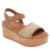 Fitflop Eloise Platform Sandal In Latte Tan/ivory