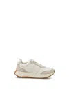 Fitflop F-mode Flow Fabric/suede/ Flatform Sneakers Urban Whi