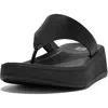 Fitflop F-mode Platform Sandal In All Black